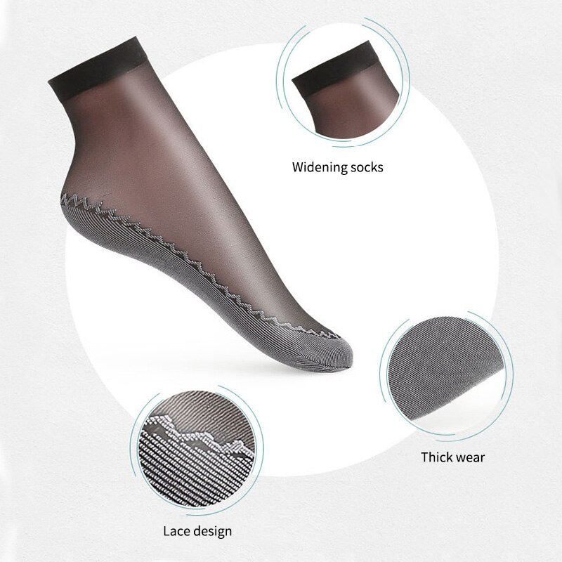 Dames onzichtbare ballerina sokken met anti-slip, fluweelzacht en comfortabel voor elk seizoen.