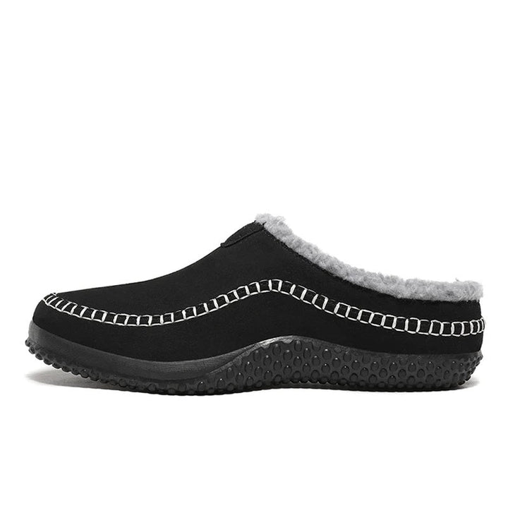 Luxe heren winterpantoffels; zacht en warm voor ultiem comfort thuis.
