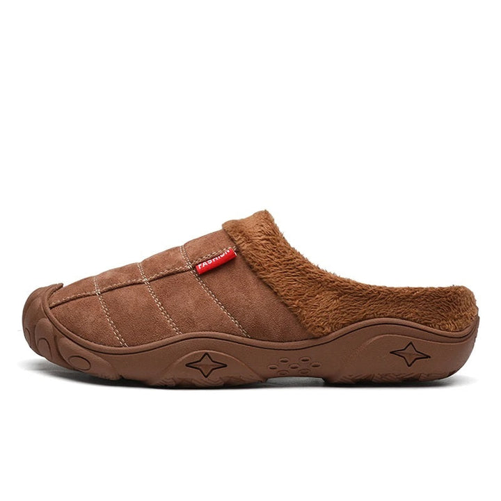 Casual heren sloffen met antislipzool. Warme instappers voor ultiem binnencomfort en stijl.