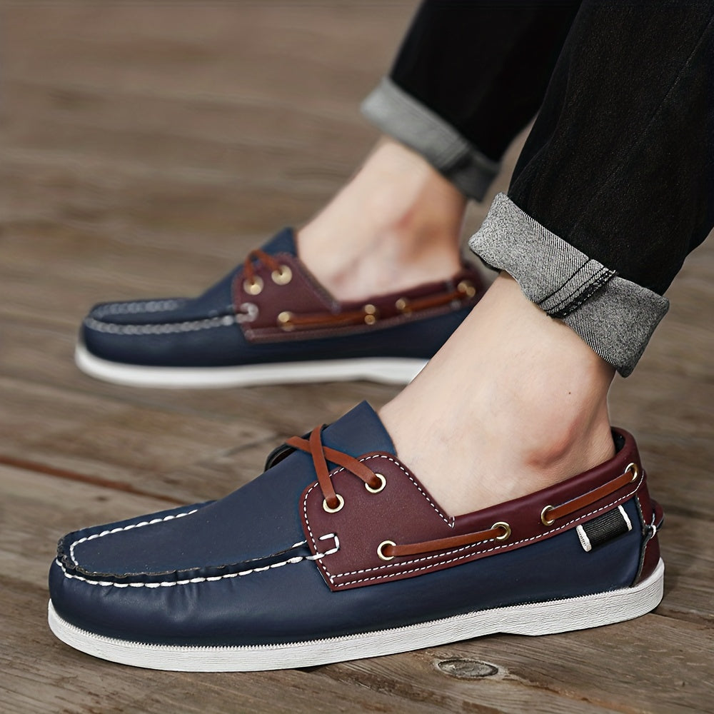 Thijs bootschoenen voor heren, slip-on model. Robuust en ideaal voor lente/zomer comfort.