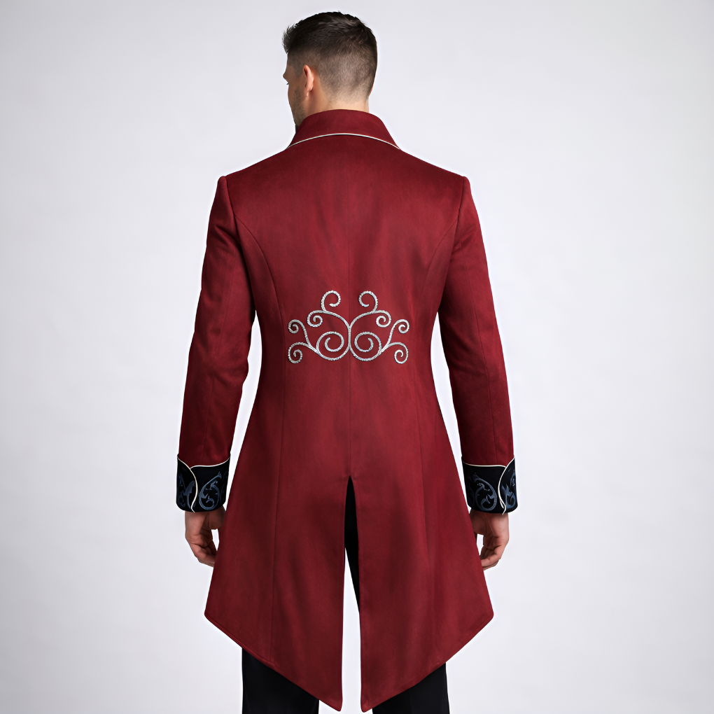 Steampunk blazer voor heren, vintage stijl, ideaal voor cosplay, Halloween of Victoriaanse evenementen.