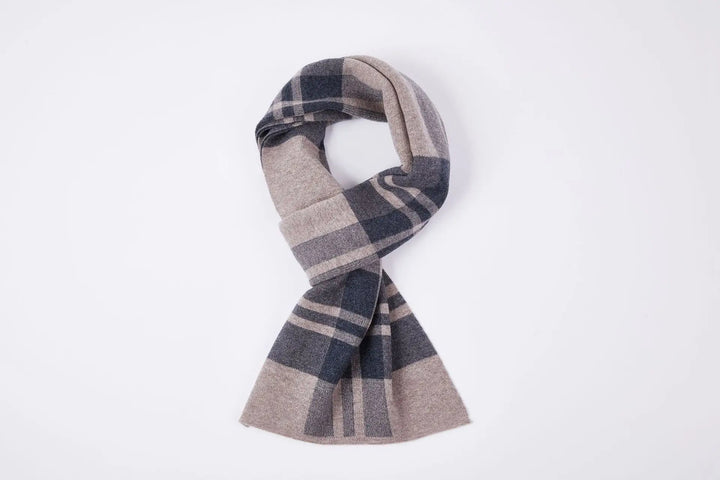Heren sjaal van wol; tijdloos design met ultieme warmte. Een essentieel accessoire voor de winter.