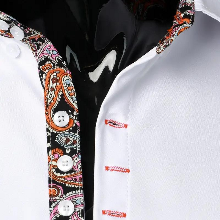 Stijlvol grijs heren overhemd, modern en veelzijdig, perfect voor zowel zakelijk als feestelijke outfits.
