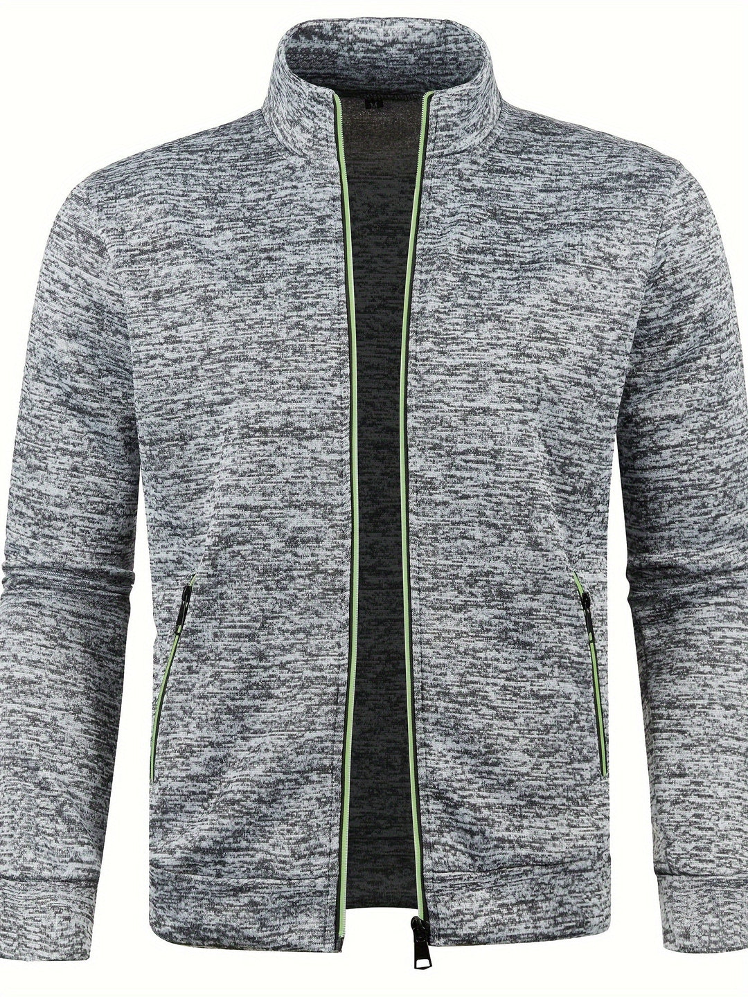 Elegant herenvest met rits, gedragen door een man voor een nette uitstraling. Veelzijdige kleding.