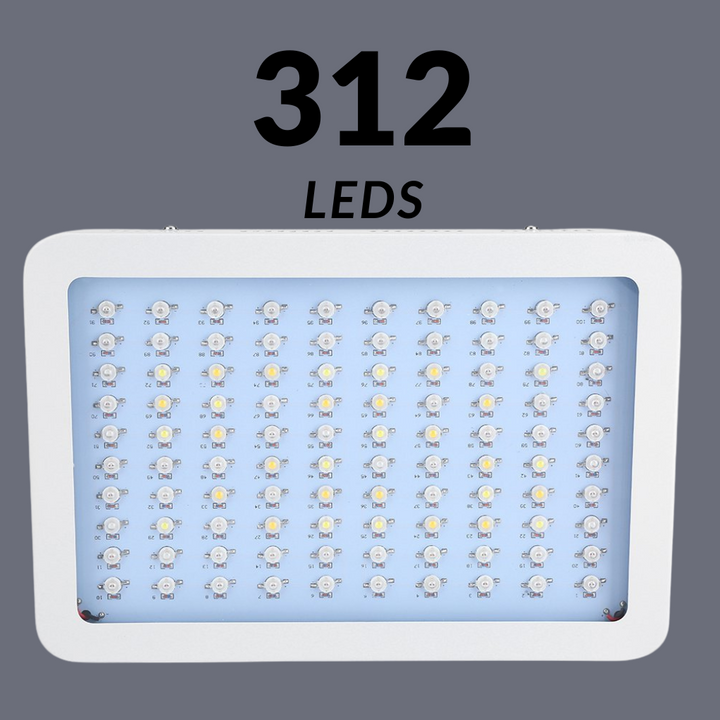 LED groeilamp voor hydrocultuur en indoor tuinieren, 1000W, stimuleert snelle plantengroei met volledig spectrum.