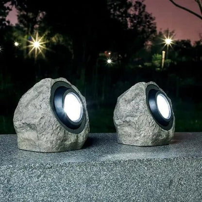 Tuinrotslamp - LED Zonne-energie Buitenlamp
