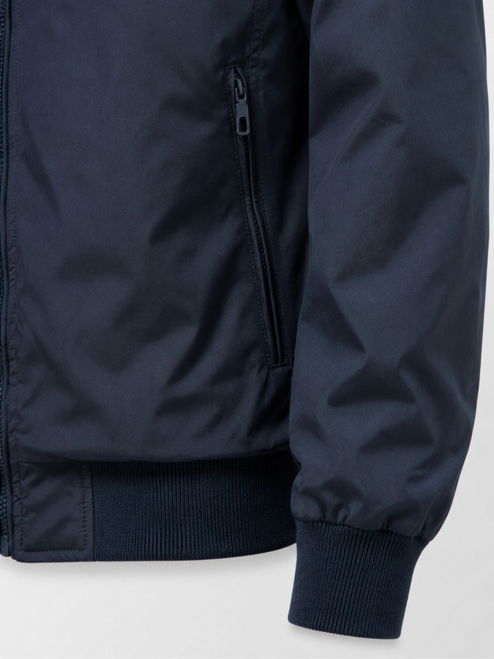 Heren herfstjas: comfortabel bomberjack met ritssluiting, opstaande kraag en casual look voor buiten.