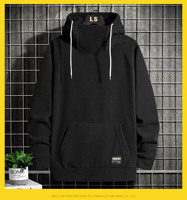 Trendy oversized heren hoodie, ideaal als warme trui en essentieel streetwear item.