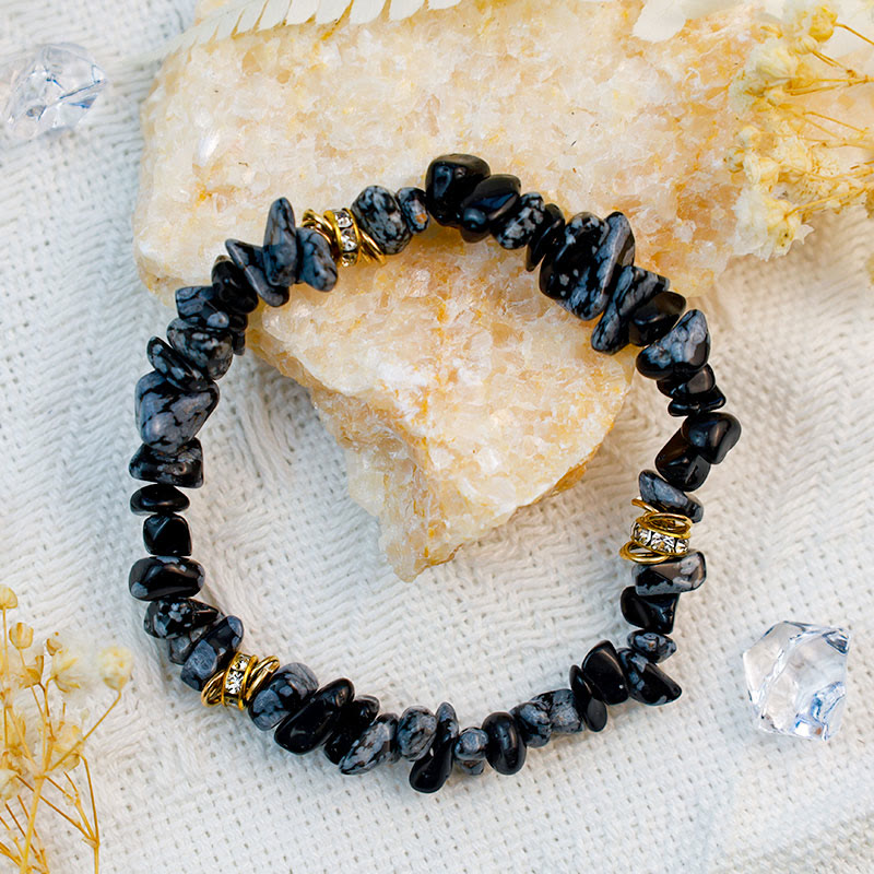 Spirituele dames armband Celine, natuursteen kralen, perfect als cadeau.