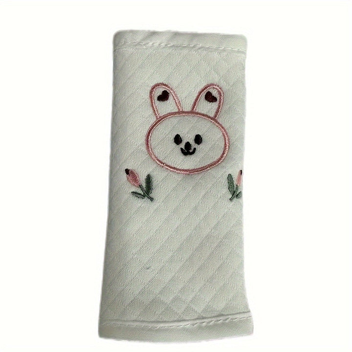 Zachte riembeschermers met dierenmotief voor autostoel, biedt comfort en voorkomt irritatie bij peuters en baby's.