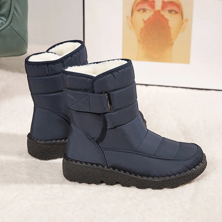 Unisex winterlaarzen, waterdicht, ademend en warm, met antislip plateauzool.