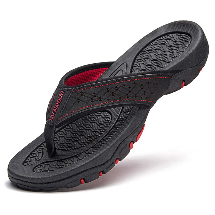 Zomerschoenen heren: Liam orthopedische slippers, ideaal voor strand en een casual look.