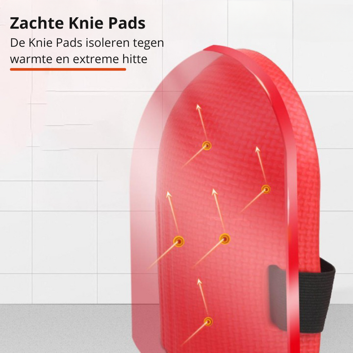 Robuuste knie pads voor klussen en doe-het-zelf projecten, beschermt tegen stoten en scherpe voorwerpen.