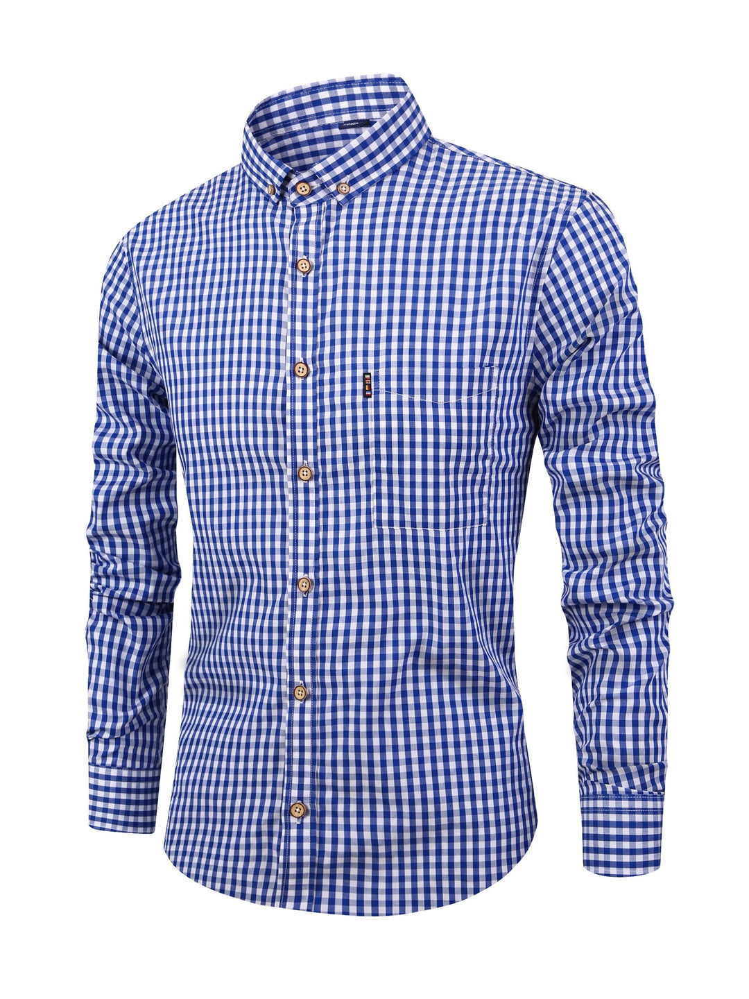 Geruit herenoverhemd met comfortabele pasvorm voor dagelijks casual of stijlvol gebruik.