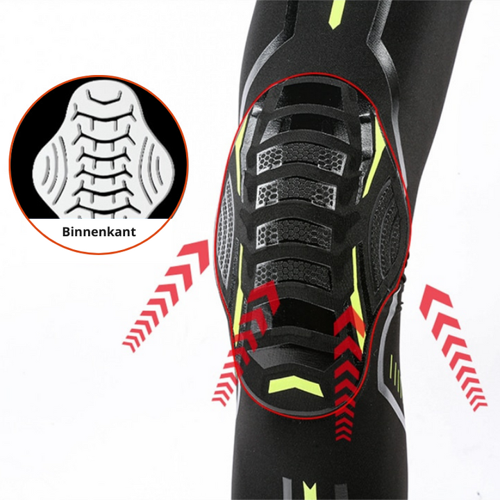 Kniebescherming voor optimale prestaties. Deze unisex sportaccessoire voorkomt blessures en biedt ondersteuning.