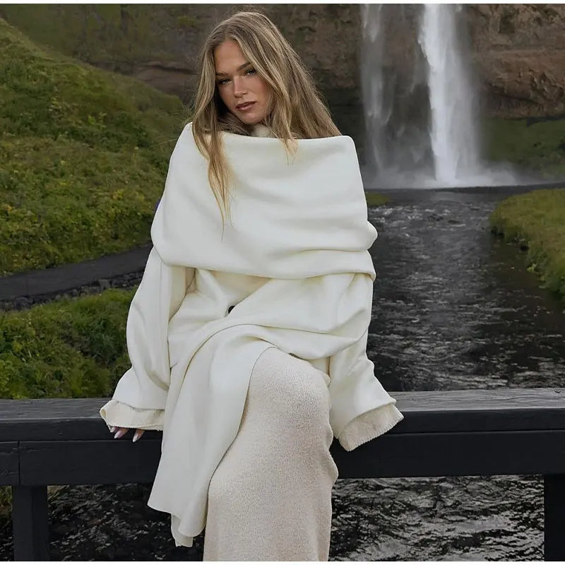 Damesjas, trendy warme wintercollectie, losse pasvorm, vintage charme.