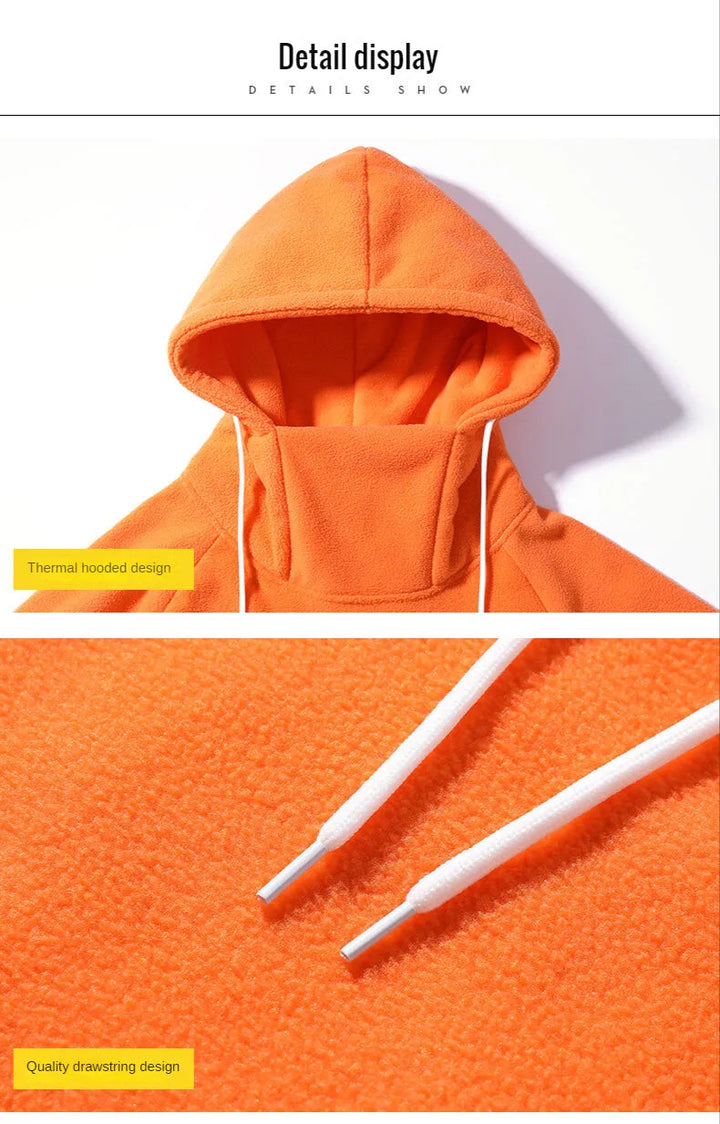 Heren hoodie met oversized fit, zacht en comfortabel. Ideaal voor winter streetwear.