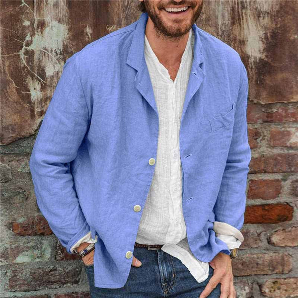 Stijlvol casual Casper heren zomerjack. Lichtgewicht en veelzijdig, ideaal voor lente en zomer.