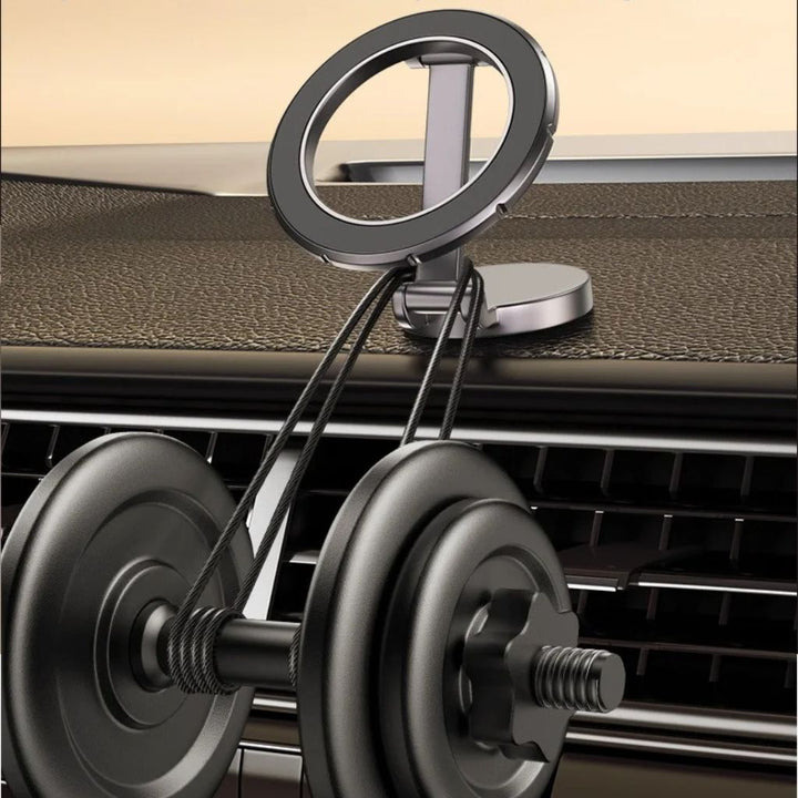 Magnetische telefoonhouder auto, 360° flexibel, ideaal voor lange afstanden.