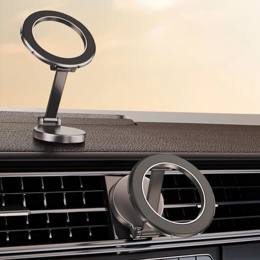 Magnetische telefoonhouder voor auto, geschikt voor alle mobiele telefoons.