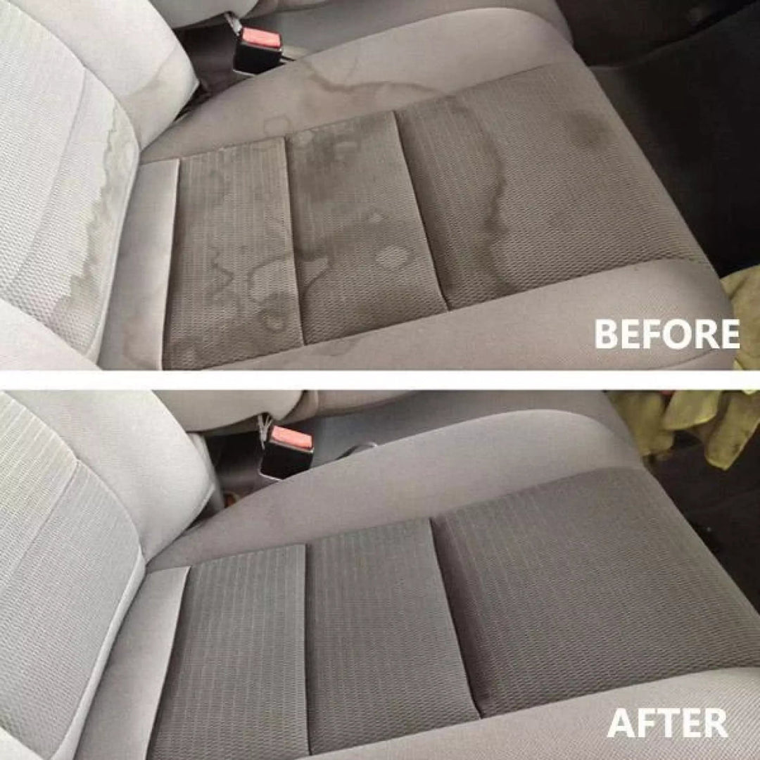 Vlekkenverwijderaar: multifunctionele schuimreiniger maakt hardnekkige vlekken schoon op diverse oppervlakken thuis of in auto.
