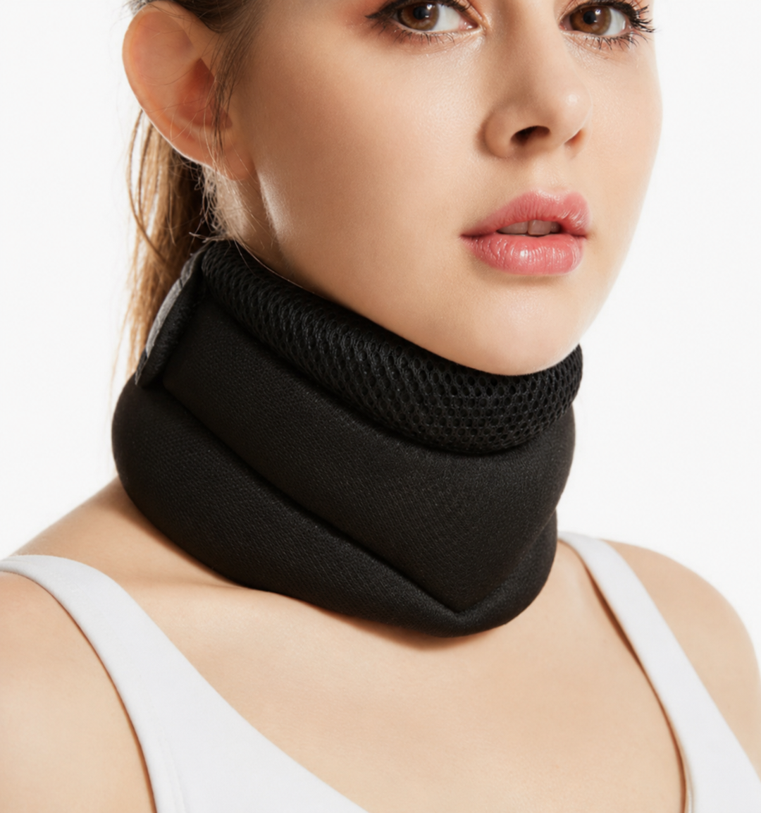 Moderne, unisex verstelbare neksteun; ideaal slaaphulpmiddel voor rustige en comfortabele nachten.