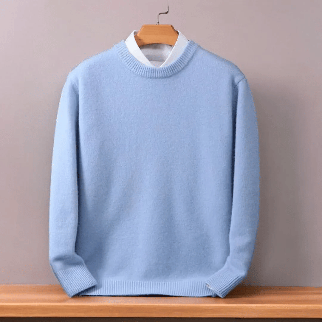 Zachte heren oversized kasjmiertrui in tijdloze stijl, ultiem comfort en casual luxe voor mannen.