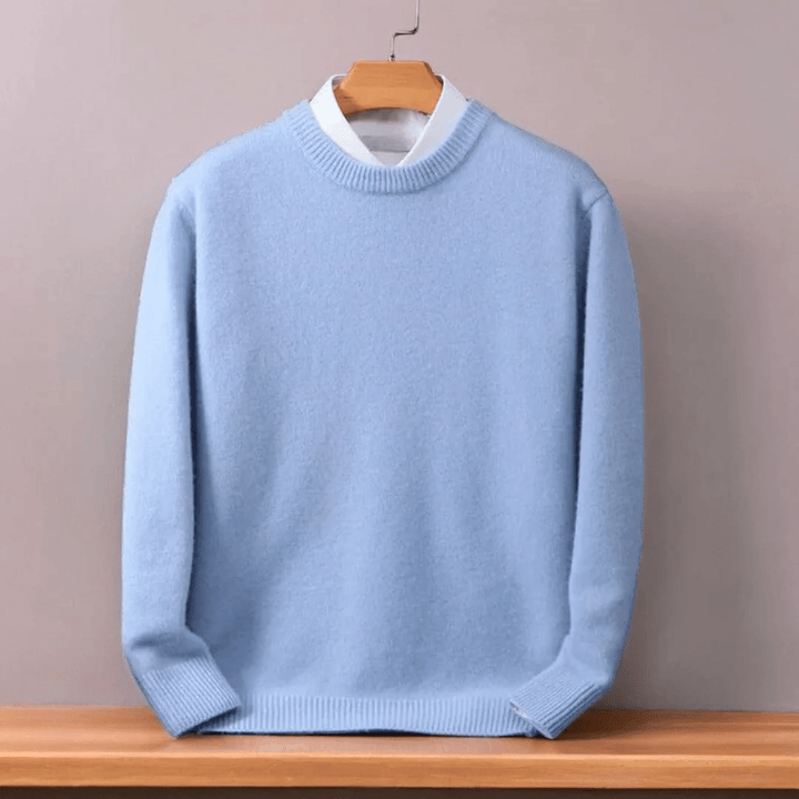Zachte heren oversized kasjmiertrui in tijdloze stijl, ultiem comfort en casual luxe voor mannen.