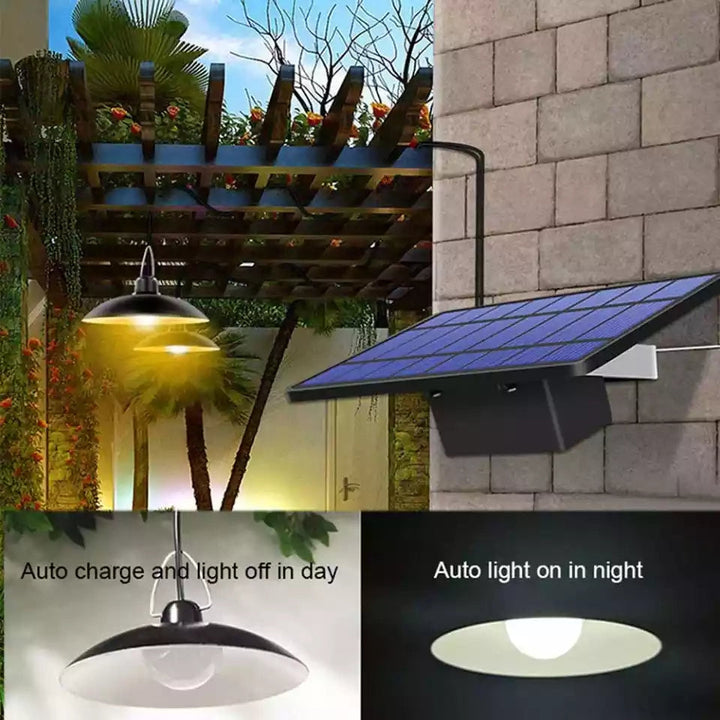 De TwinRay draadloze solar LED lampenset toont zijn helderheid, perfect voor donkere hoekjes buiten.