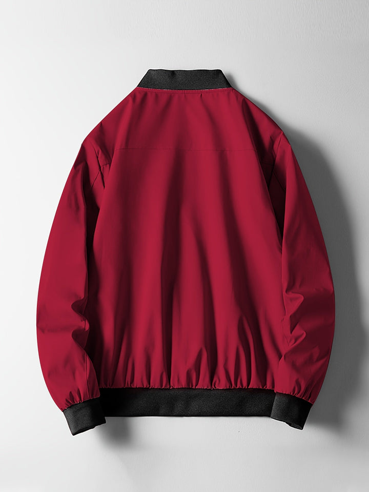 Heren modieuze zomerjas in legergroen, lichtgewicht, ideaal voor een casual outfit.