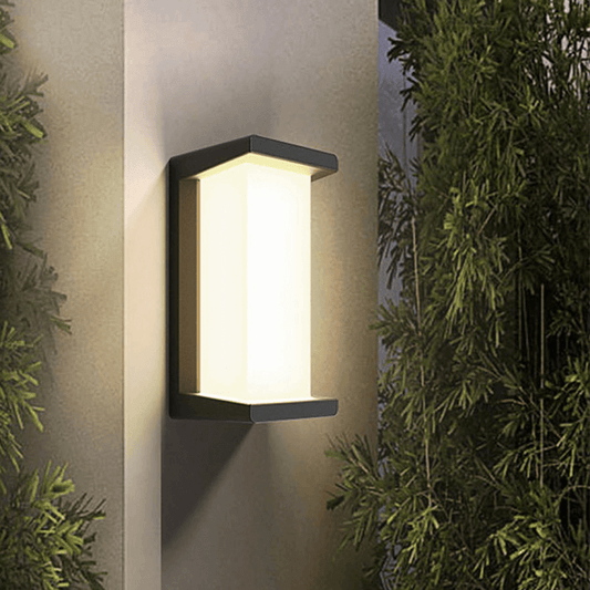 Moderne Buitenwandlamp Zwart-Wit - Tuinverlichting