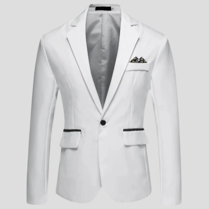 Stijlvolle moderne herenblazer, perfect voor zakelijke en smart casual gelegenheden. Veelzijdig mannenmode jasje.