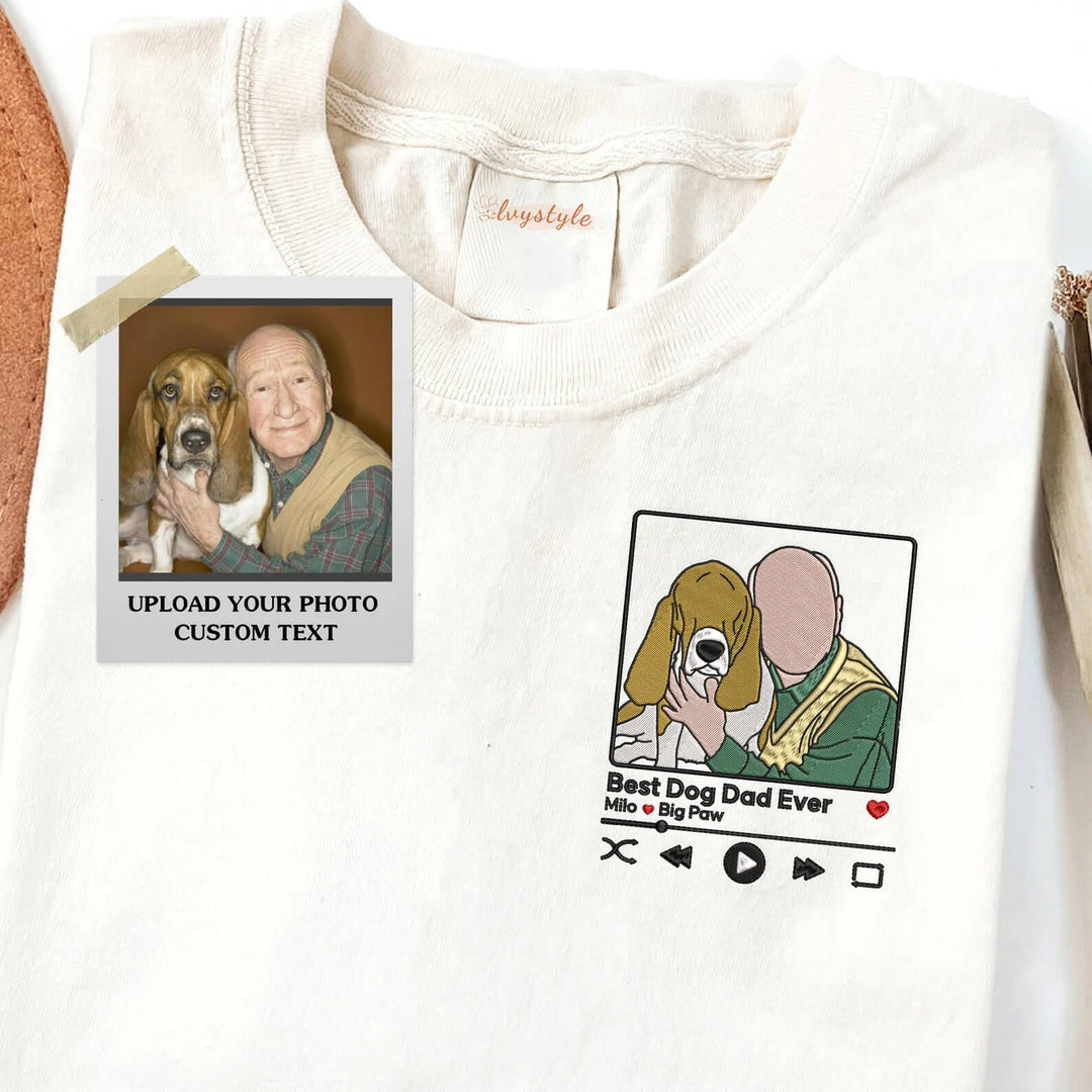 Origineel cadeau: geborduurde hoodie met gepersonaliseerde boodschap voor hem of haar.