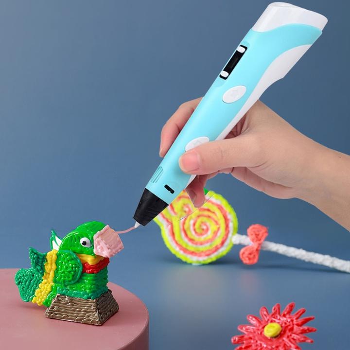 De DoodleForm 3D-printpen laadt PLA-filament, klaar om jouw creatieve 3D-ideeën werkelijkheid te maken.