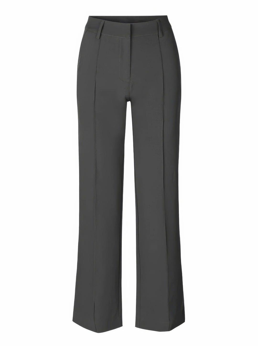 Dames mode: elegante high-waist pantalon, rechte pijpen, een must-have voor elke kledingkast.