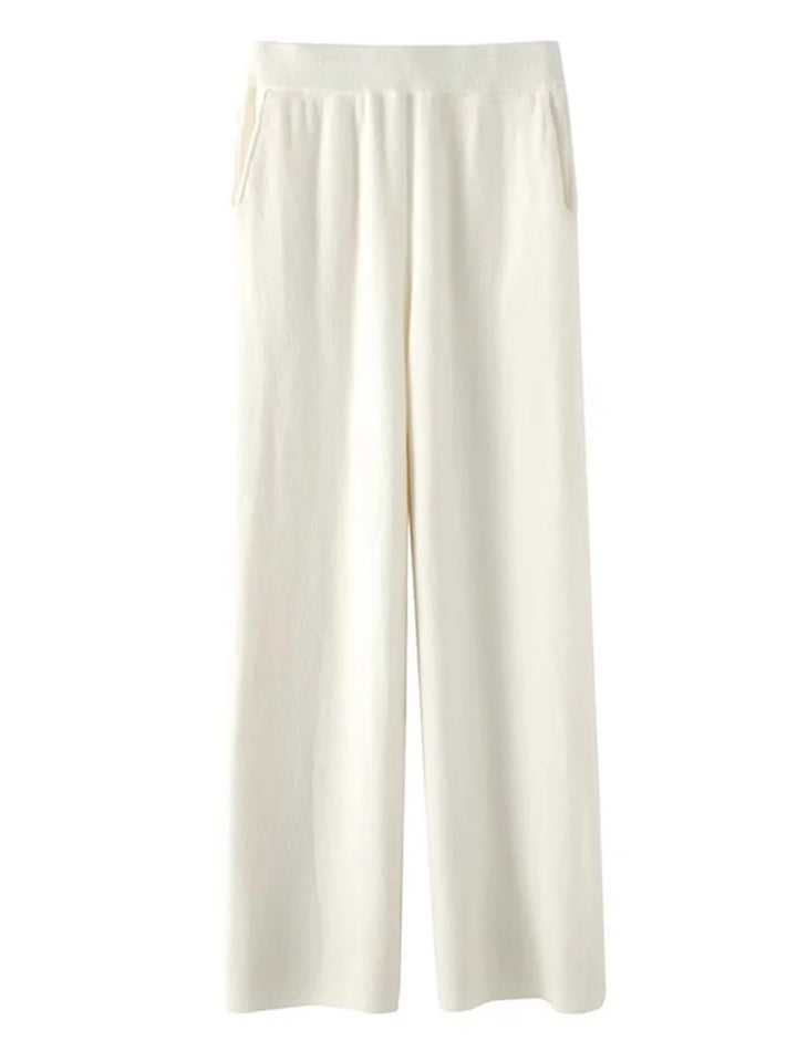 Stijlvolle casual dames broek in donkerbruin, met comfortabele pasvorm en elastische tailleband.