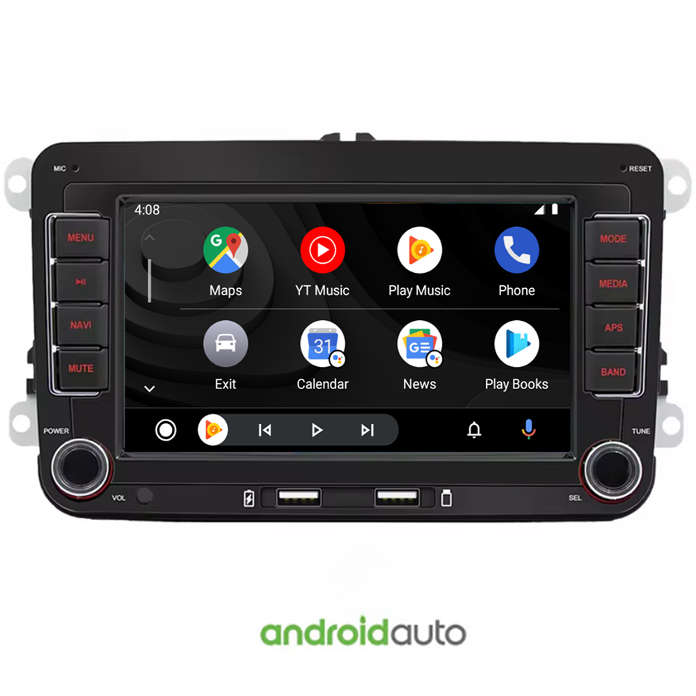 SmartDrive H270 geïntegreerd in VW interieur. Ervaar CarPlay en Android Auto. Geavanceerd infotainment systeem.