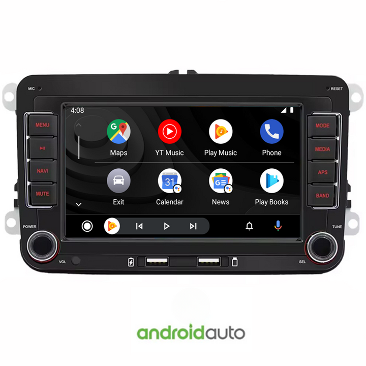 SmartDrive H270 geïntegreerd in VW interieur. Ervaar CarPlay en Android Auto. Geavanceerd infotainment systeem.