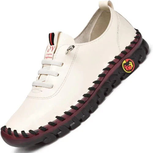 Witte casual dames loafers, platte schoenen met ultiem comfort, perfect voor elke dag.
