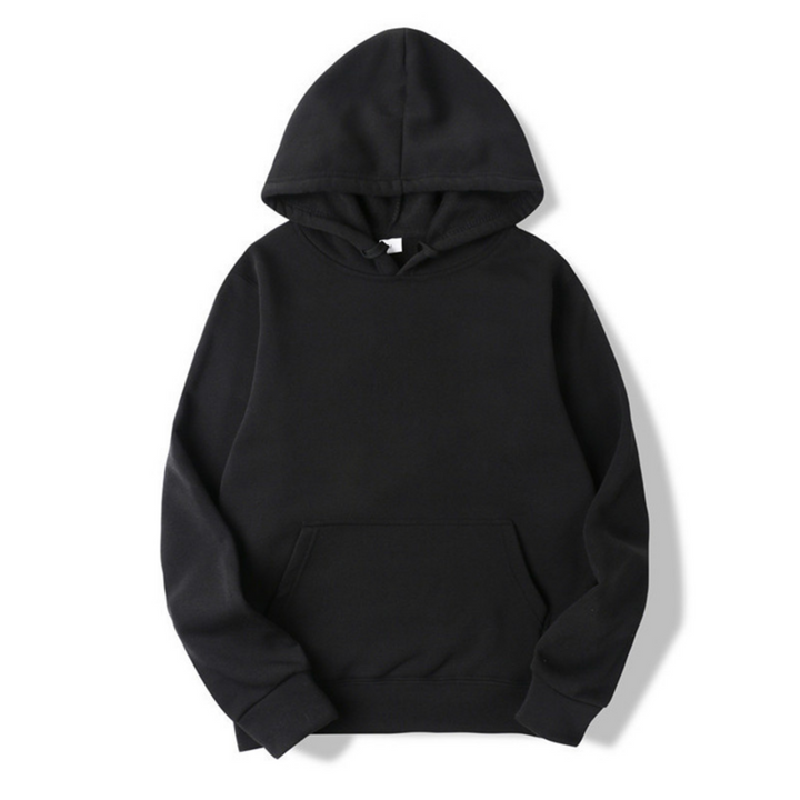 Zachte, comfortabele effen herenhoodie stof; een veelzijdige trui voor dagelijks gebruik en herenkleding.