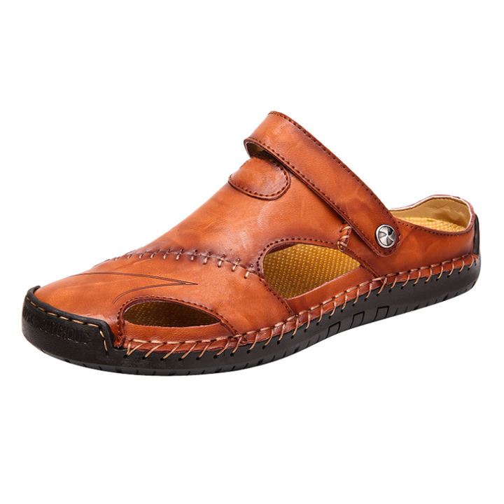 Slip-on Marco heren sandalen, comfortabel en orthopedisch, perfect als casual zomer schoenen.