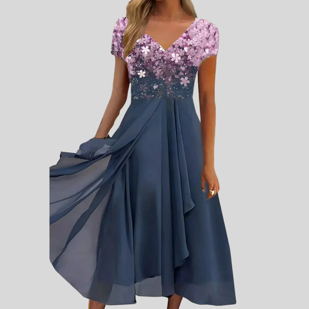 Elegante damesjurk, chique en veelzijdig. Perfect als formele jurk, avondjurk of modieuze kleding voor feestjes.