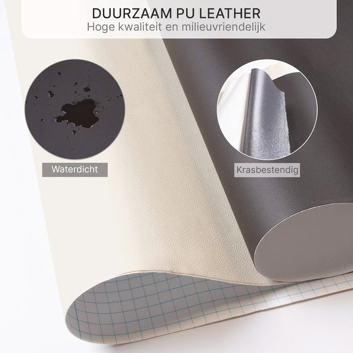 Herstel beschadigde stoelen met deze waterdichte zelfklevende PU-leren patch.
