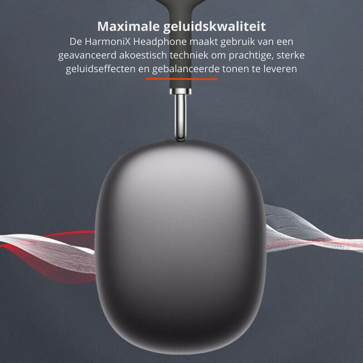 Moderne draadloze bluetooth koptelefoon met heldere audio voor naadloze verbinding met telefoon en tablets.