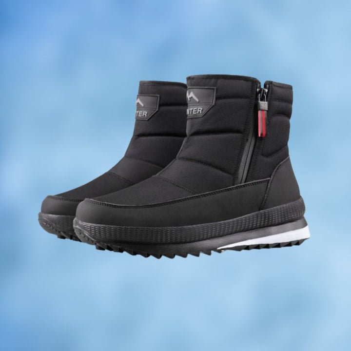 Warme heren snowboots met comfortabele isolatie, voor behaaglijke voeten tijdens koude winterdagen.