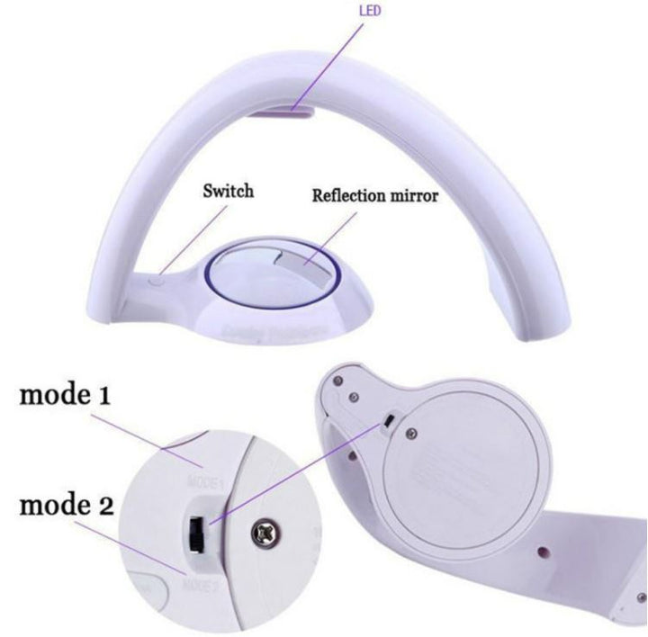 Magisch nachtlampje met regenboog projectie stimuleert verbeelding, perfect cadeau voor kinderen in hun slaapkamer.