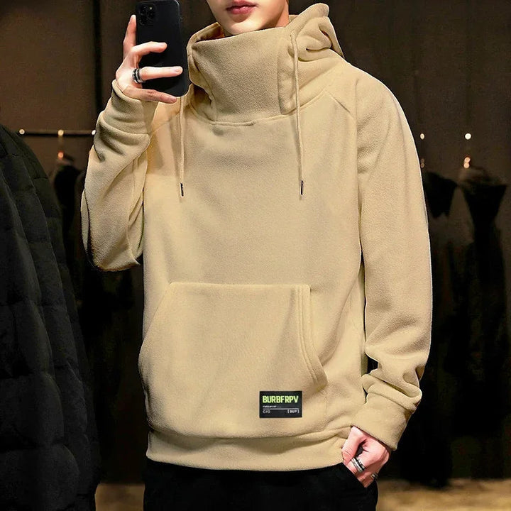 Heren oversized hoodie, warme, comfortabele streetwear trui in trendy loose fit.