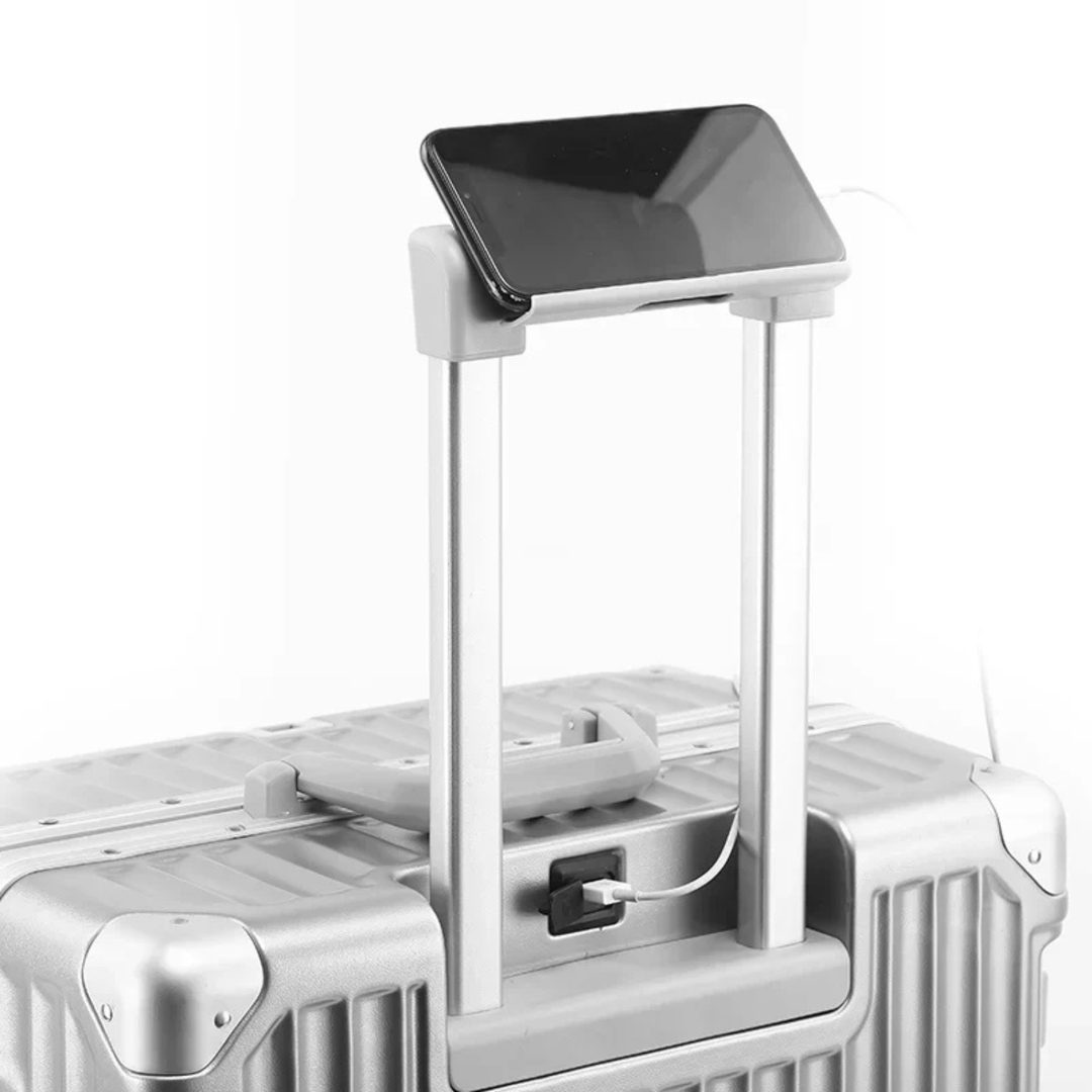 Aluminium reiskoffer WC2026 met soepele spinnerwielen en TSA slot. Ideaal voor vakantie & zakenreis.