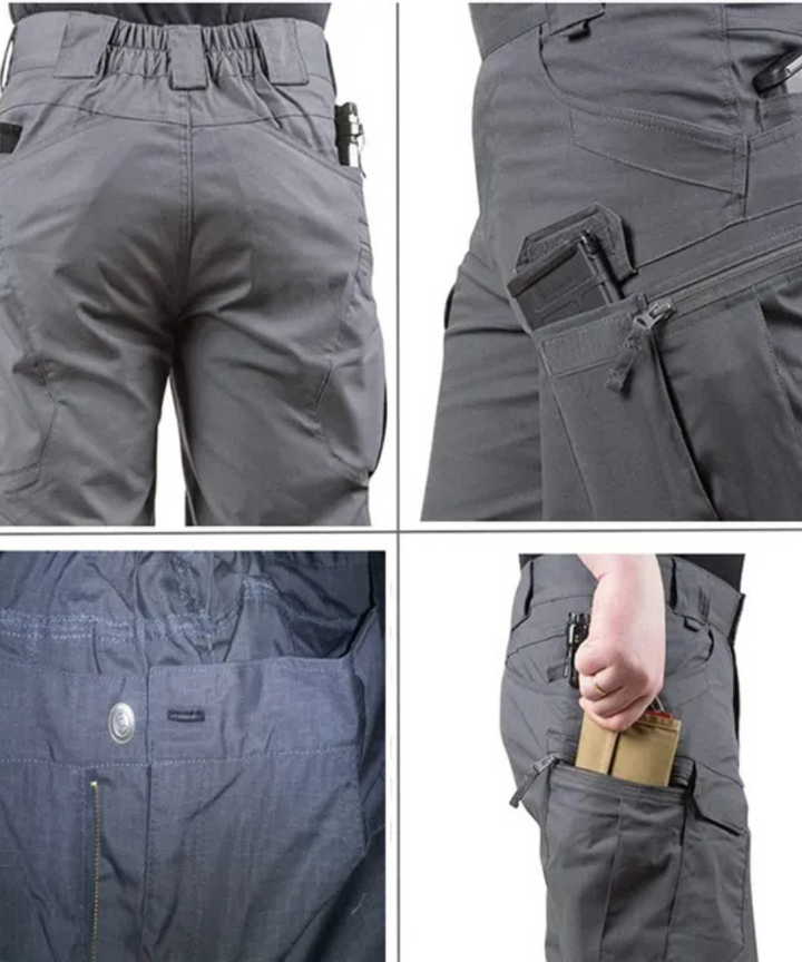 VLIZO heren cargo korte broek, duurzaam polyester voor fitness, sport en actieve vrijetijdsmomenten.