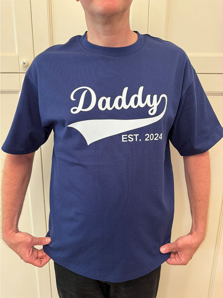 Comfortabele gepersonaliseerde hoodie of sweatshirt voor vader. Warm cadeau voor papa met custom design.